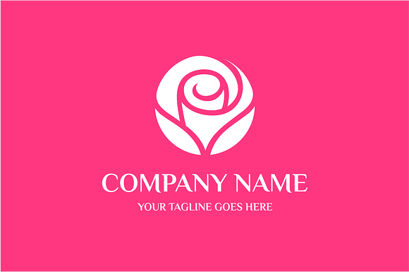 rose logo in Logo Templates - product preview 1