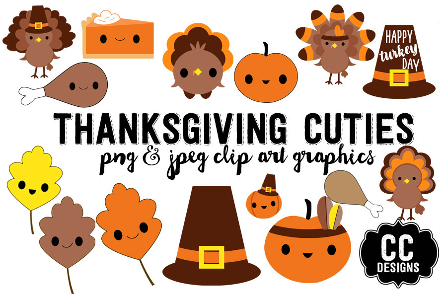 Thanksgiving Kawaii Cuties Graphics Graphics Creative