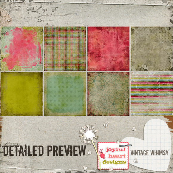 Vintage Whimsy in Patterns - product preview 2