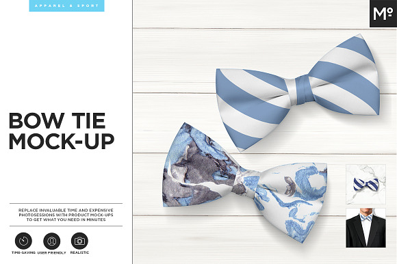 Free Bow Tie Mock-up