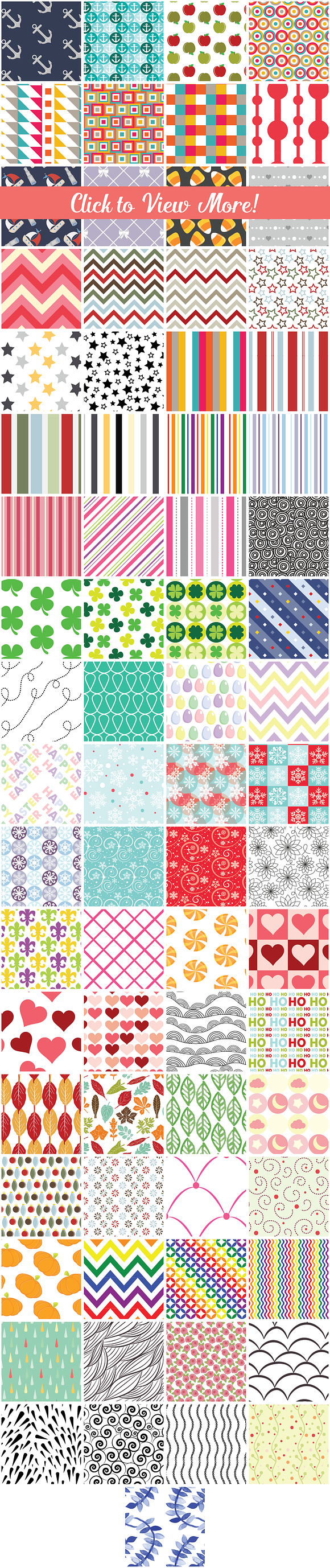 Vector Pattern Swatches MEGA BUNDLE in Patterns - product preview 1