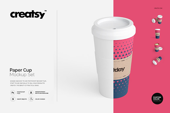 Download Paper Cup Mockup Set