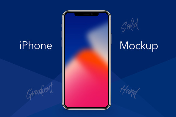 Download iPhone X Mockup with Hand