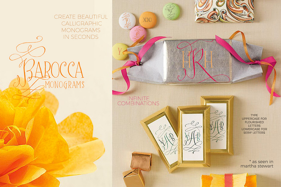 Barocca Monograms in Monogram Fonts - product preview 1