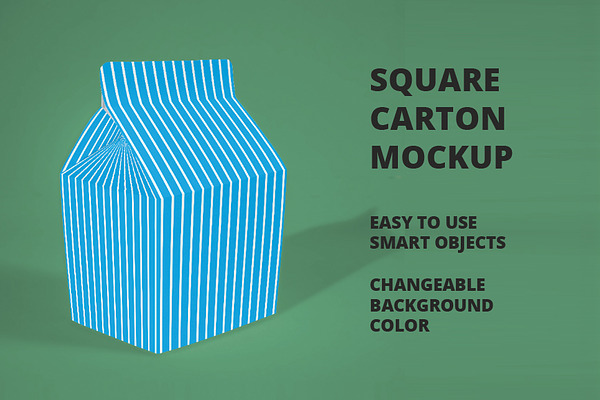Download Free Square Carton Mockup Psd Mockup PSD Mockups.