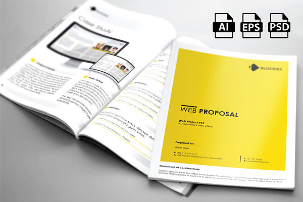 Download Web Proposal & Annual Report 42% Off PSD Template - Free Downloads 333+ Images PSD Mockups