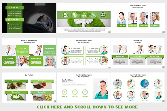 Medical PowerPoint template in Presentation Templates - product preview 2