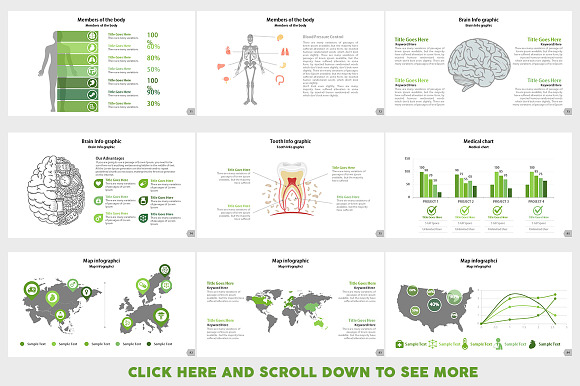 Medical PowerPoint template in Presentation Templates - product preview 7