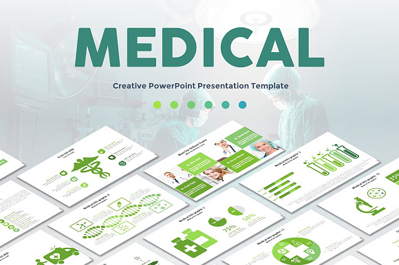 Medical PowerPoint template in Presentation Templates - product preview 8