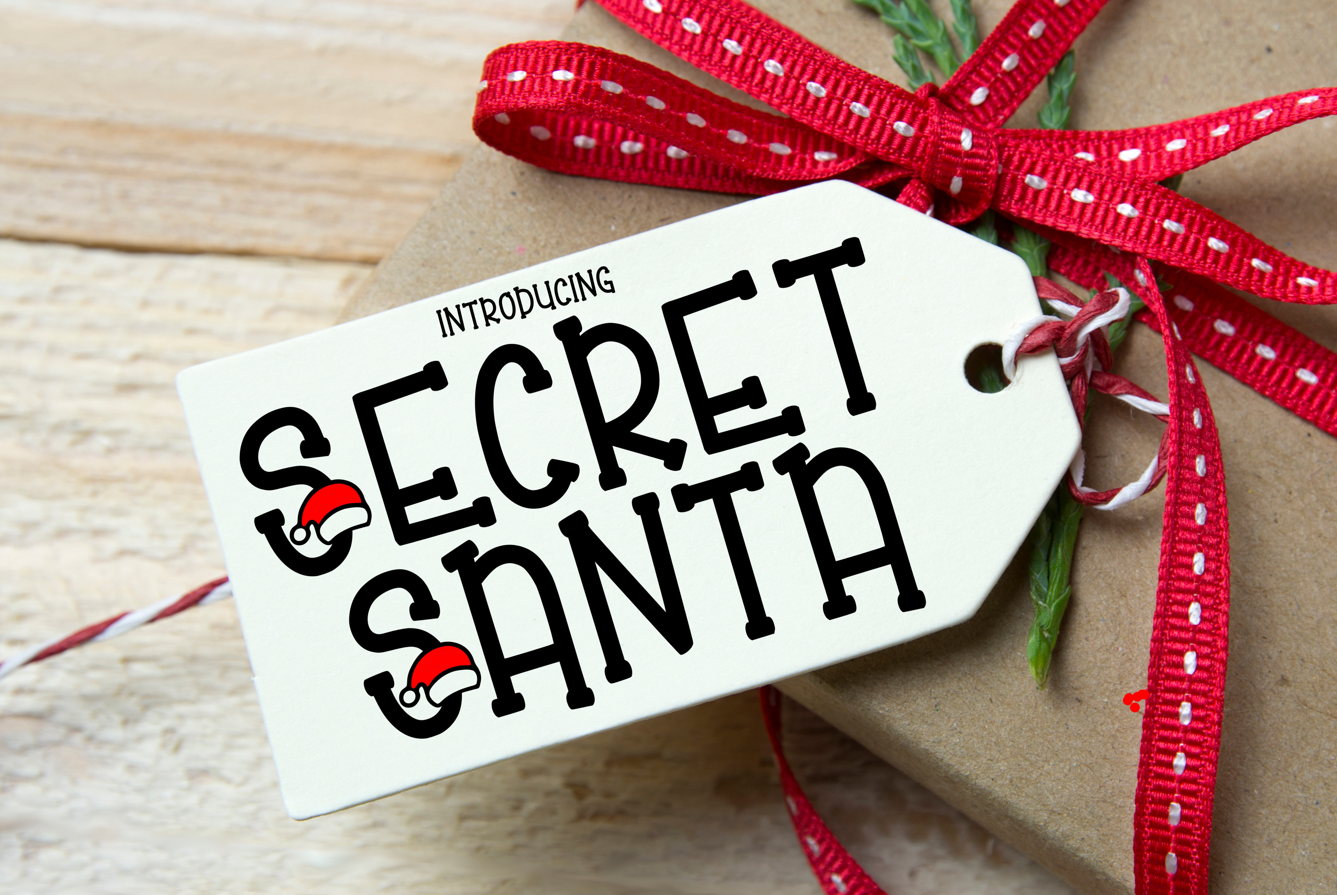 Secret Santa Fonts Creative Market