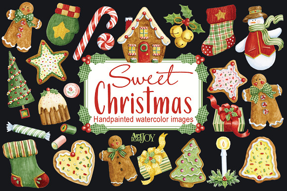 Christmas Sweets in Illustrations