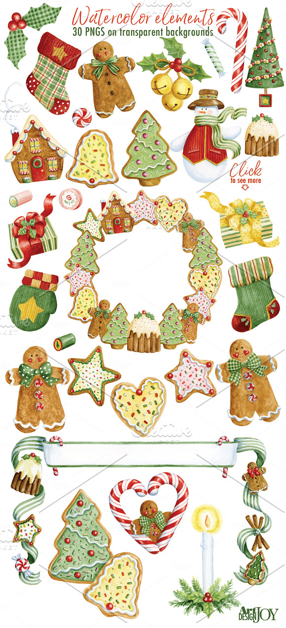 Christmas Sweets in Illustrations - product preview 1