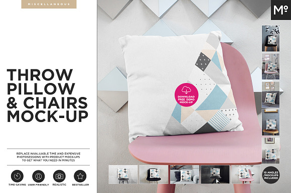 Download The Throw Pillow Cover With Chairs