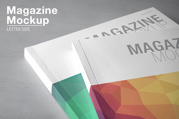 Download Magazine Mockup / Letter Size