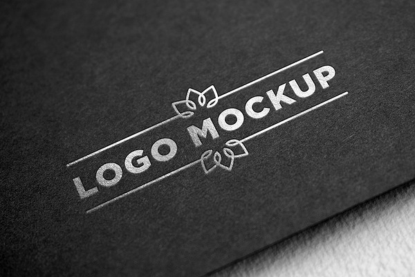 Download Free Silver Logo Mockup Psd Mockup PSD Mockups.