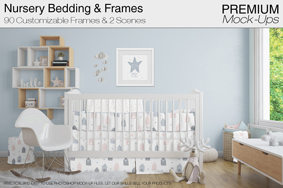 Download Nursery Beddings & Frames Pack