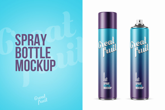 Download Spray Bottle Mockup