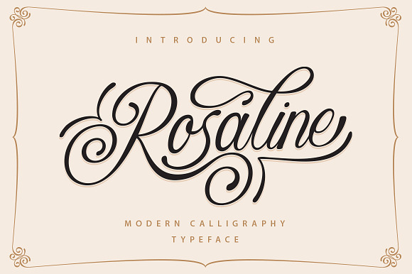 Rosaline Update in Script Fonts