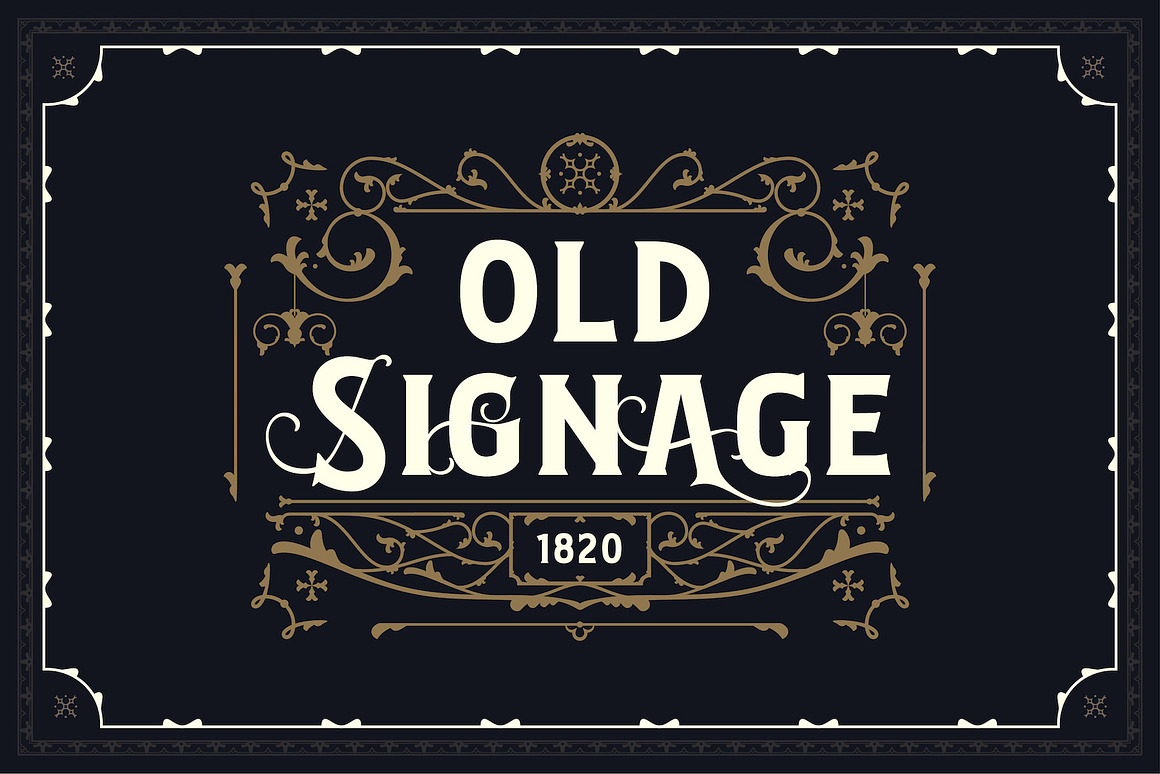 Bignord - Vintage Typeface - Display