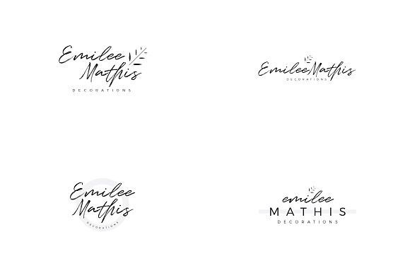 Emilee Mathis Logo in Logo Templates