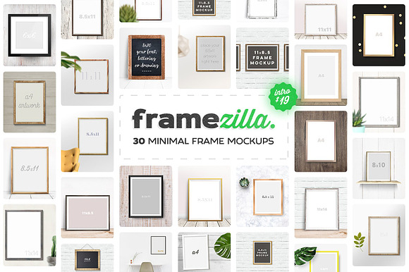Download Framezilla. 30 Frame Mockups