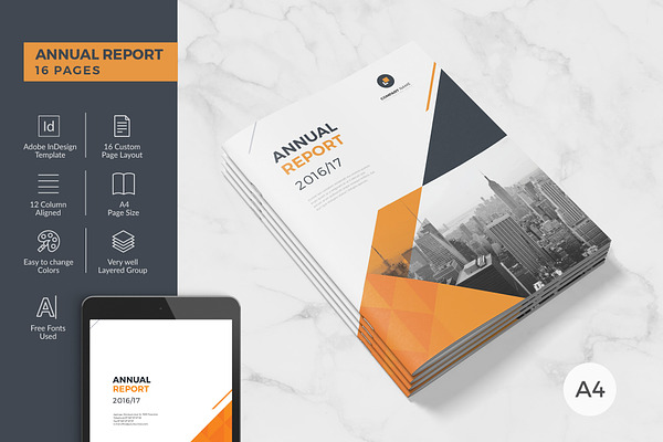 Download Annual Report 16 Pages PSD Template - Free 325489+ Download PSD Mockup Image Box Cover