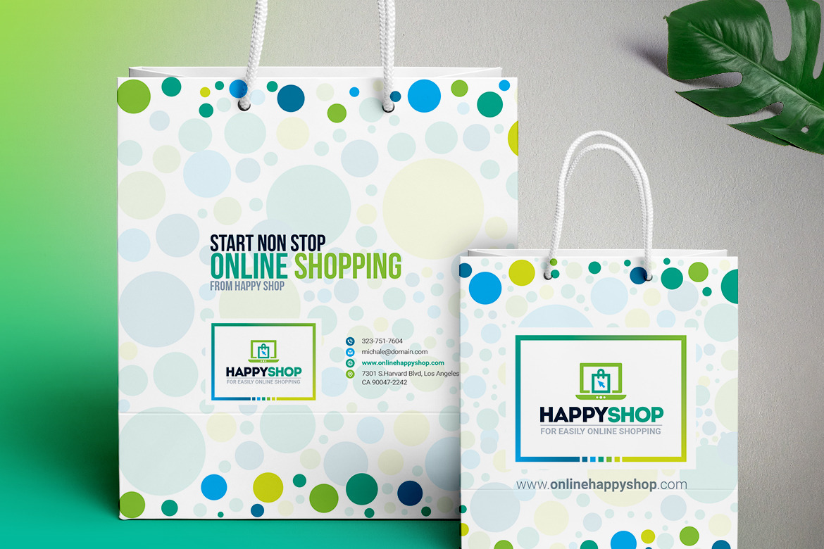 Shopping Bag Design Template ~ Stationery Templates ~ Creative Market