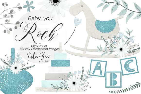 Baby, You Rock - Blue Collection in Illustrations