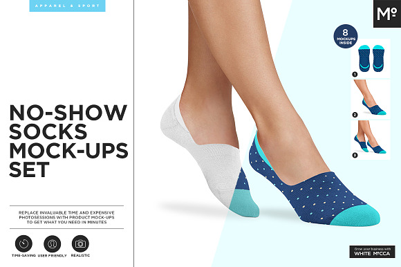 Download No Show Socks Mock-up
