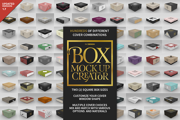 Download Square Box Packaging Mockup Creator