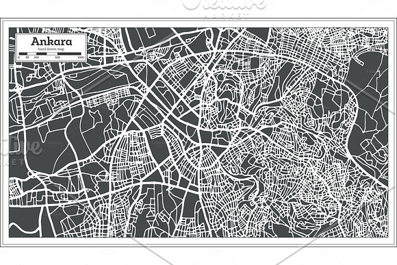52 Hand Drawn Maps Set in Illustrations - product preview 7