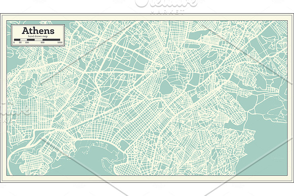 52 Hand Drawn Maps Set in Illustrations - product preview 8
