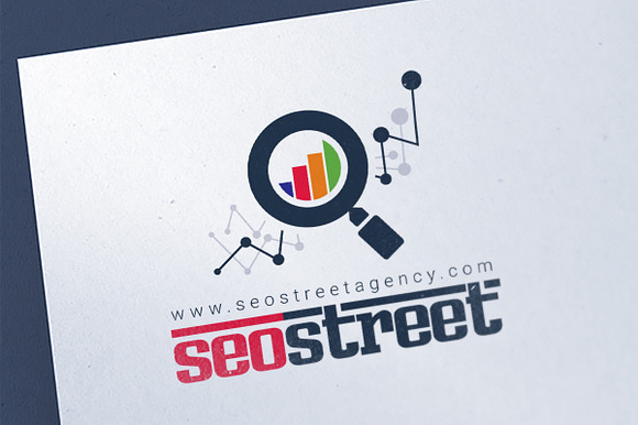 SEO Marketing Agency Logo Template
