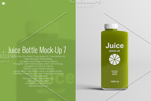 Download Juice Bottle Mock-Up 7