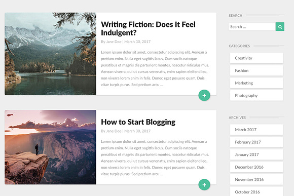 Writers Premium in WordPress Blog Themes - product preview 1