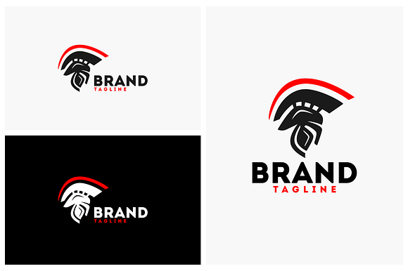 Spartan Warrior in Logo Templates - product preview 1