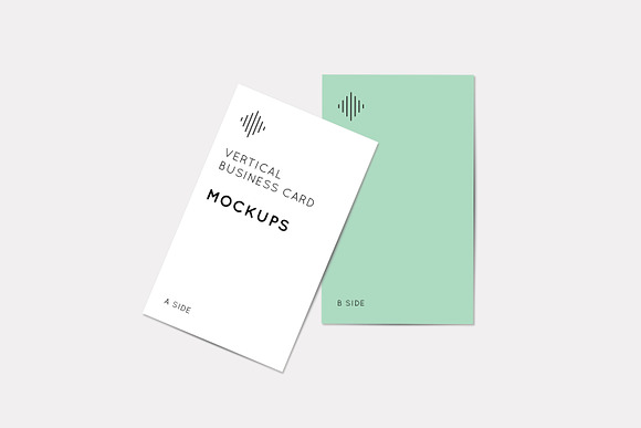 Free Vertical Business Card Mockups