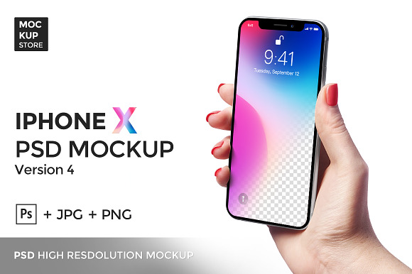 Download Download iPhone X Mockup version 4 - Free Download PSD ...