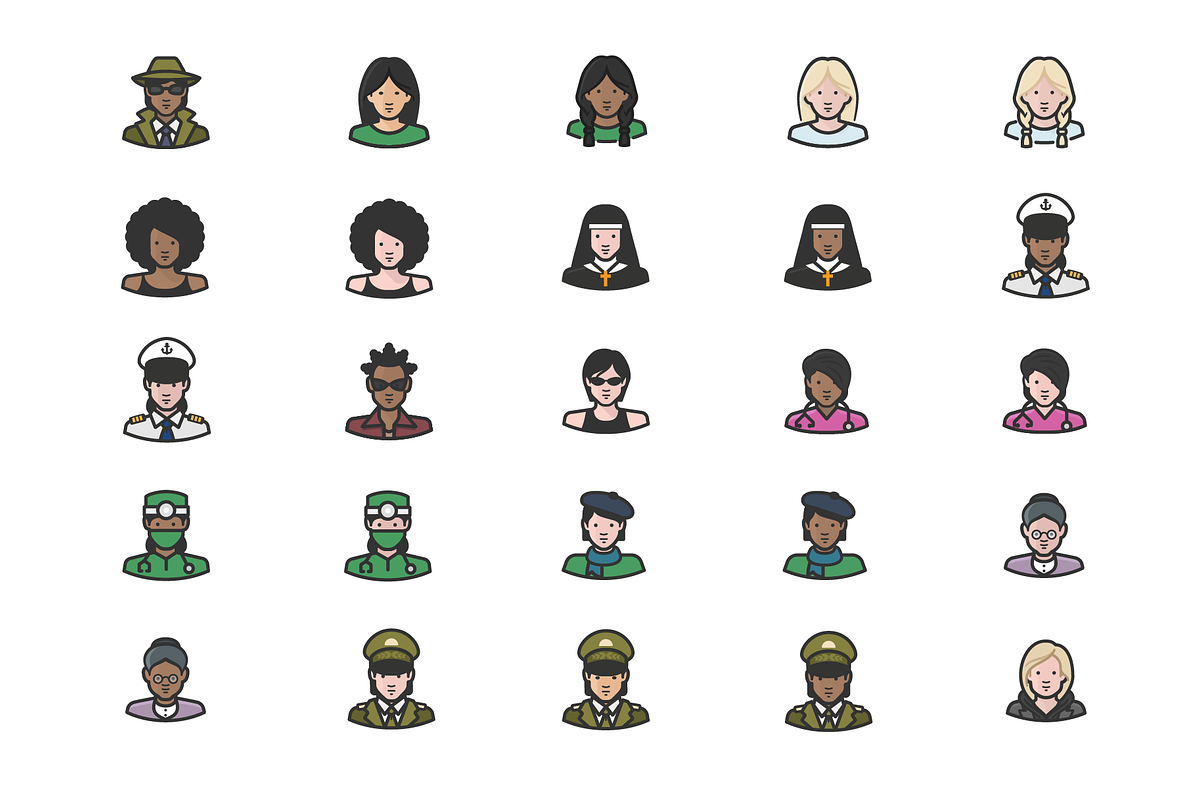 Diversity Avatars - Vol. 1 in Japanese Icons - product preview 2