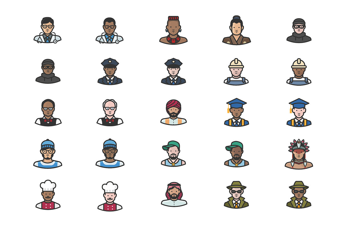 Diversity Avatars - Vol. 1 in Japanese Icons - product preview 3