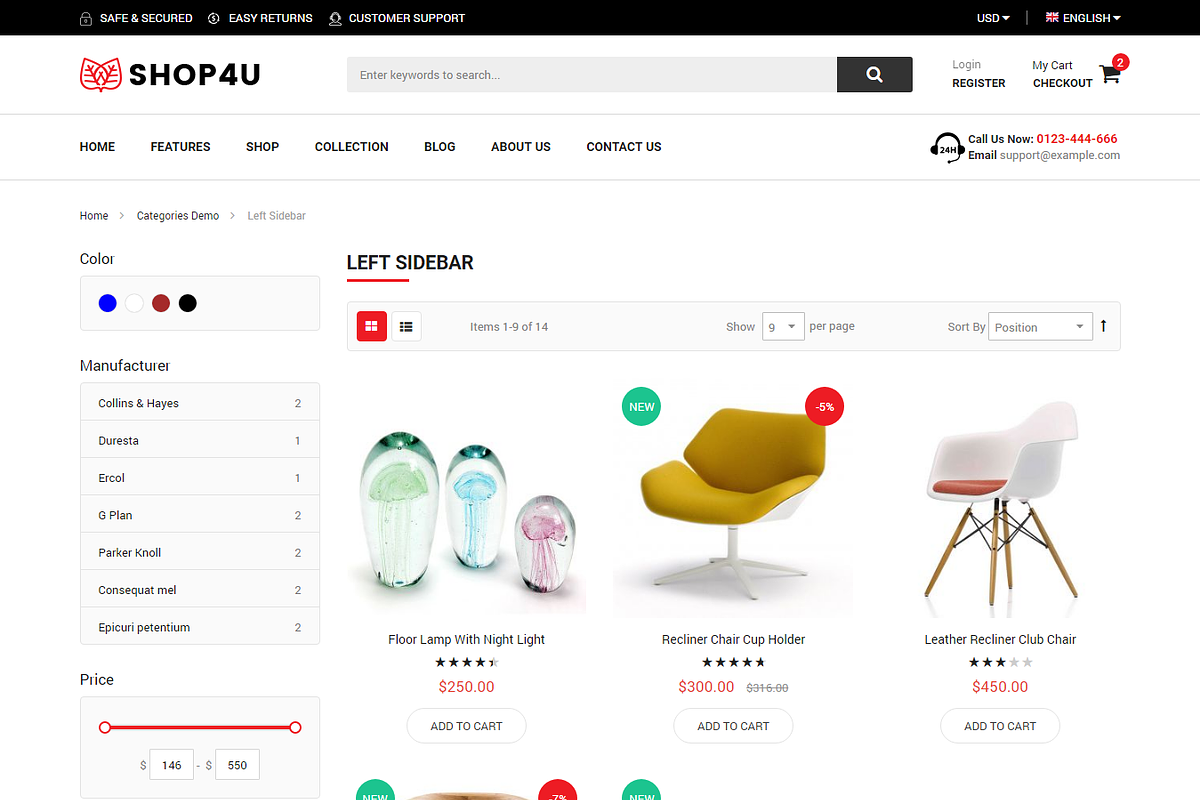 SM Shop4U - Magento 2 Theme in Magento Themes - product preview 3