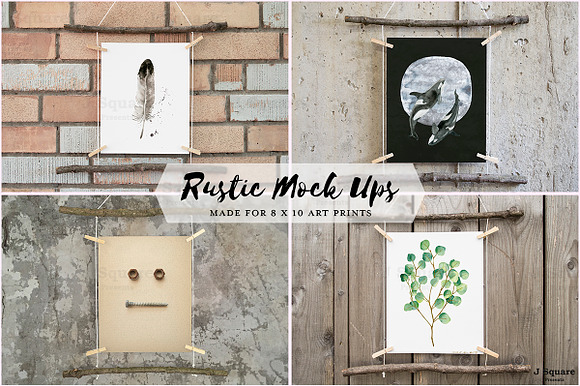 Download 8x10 Artworks Rustic Mock Ups