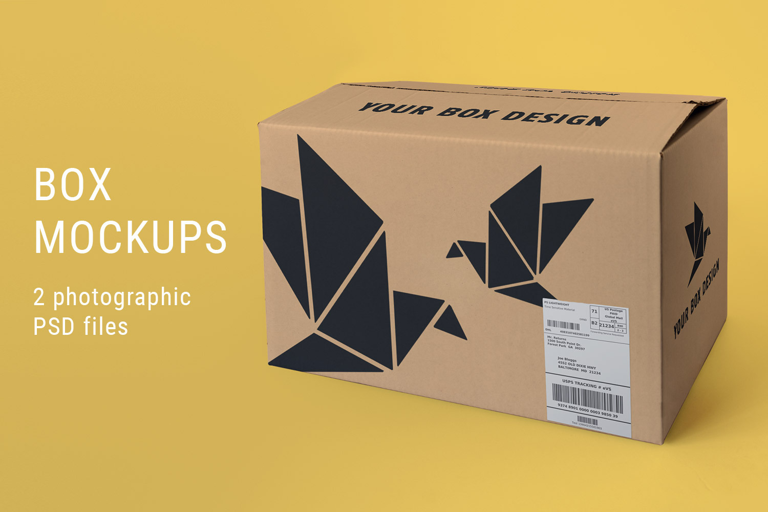 Download Large Box Mockup ~ Product Mockups ~ Creative Market