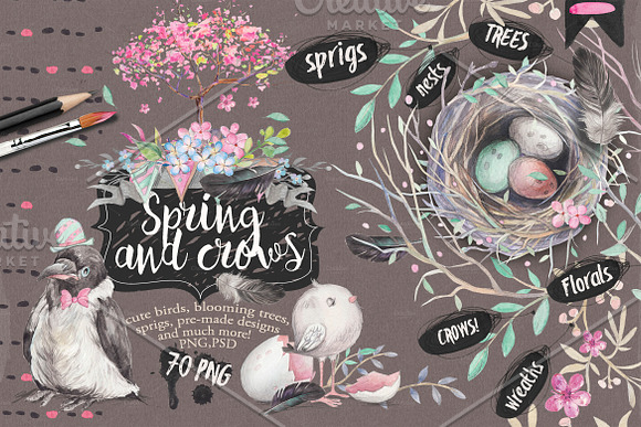 Download Spring and crows