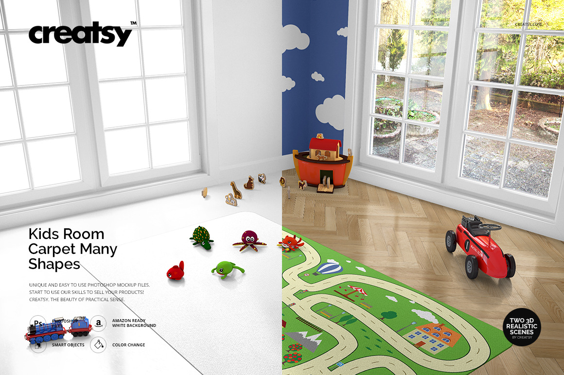 Download Kids Room Carpet Mockup Set ~ Product Mockups ~ Creative ...