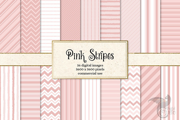 Pink Stripes Backgrounds & Overlays in Textures