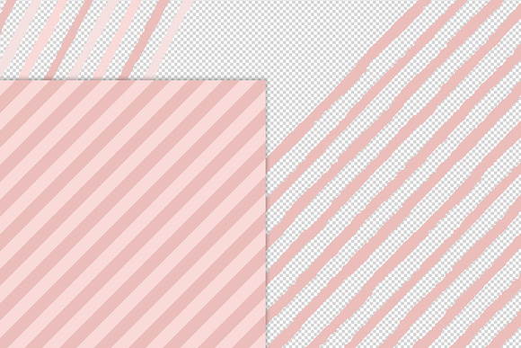 Pink Stripes Backgrounds & Overlays in Textures - product preview 1