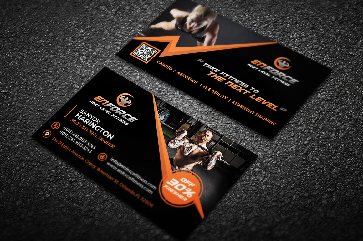 Sports Business Cards / Sports style management Business card contest