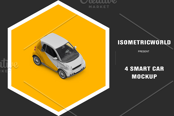Download Isometric Smart Car Mock-up