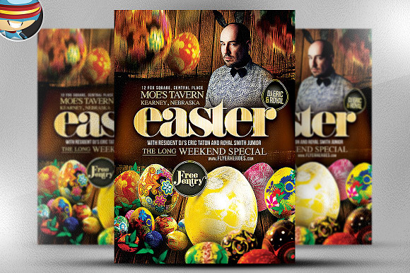 Easter Flyer Template in Flyer Templates